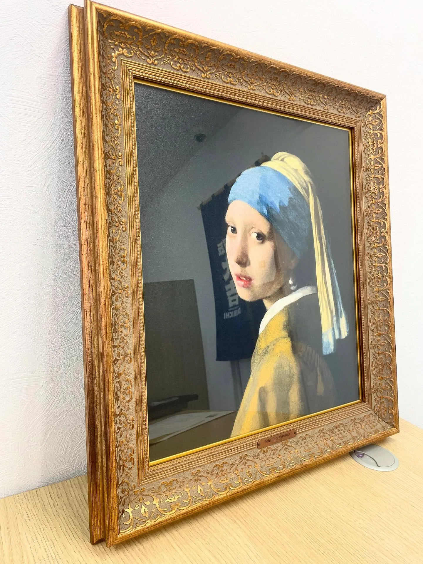 オランダの画家ヨハネス・フェルメールが1665年頃に描いたと...