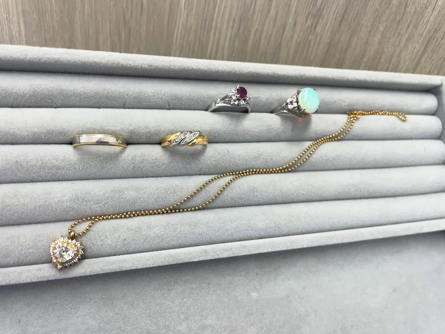 K18ネックレスやリング💍など、数点おまとめでお買取いたしま...
